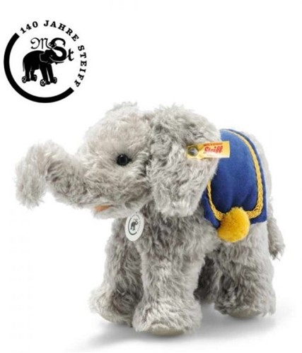 Steiff Elephant, dark grey