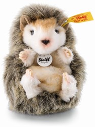 Steiff erizo de peluche Joggi - peluche 10 cm marrón oscuro juguete