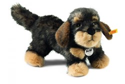 Steiff peluche perro salchicha Moritz peluche marrón oscuro 30 cm