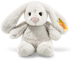 Steiff pluche Hoppie rabbit, light grey - 18 cm