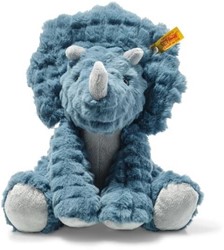Steiff pluche Dixi triceratops, medium blue - 28 cm