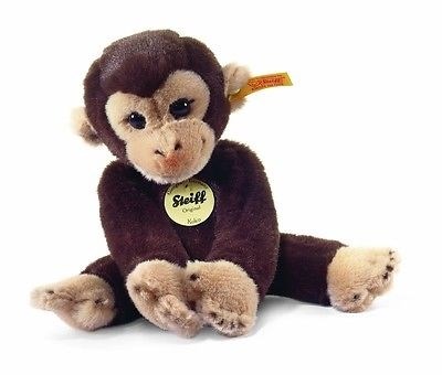 Steiff peluche mono Koko marrón oscuro - pequeño amigo 25 cm