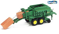 Bruder juguete empacadora grande John Deere - remolque agrícola