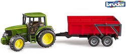 Bruder John Deere 6920 tractor con remolque basculante juguete granja