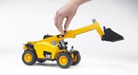 Bruder CAT vehículo juguete manipulador telescópico construcción 1:16 amarillo plástico-3