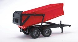 Bruder Bruder Kieptrailer Rood