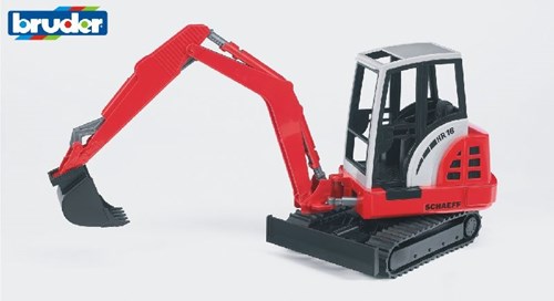 Bruder Schaeff mini excavadora HR16 - vehículo de construcción de juguete 1:16