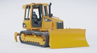 Bruder bulldozer Caterpillar juguete - vehículo de construcción escala 1:16