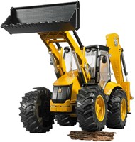 Bruder JCB 5CX eco tractor con cargador trasero - juguete excavadora-3