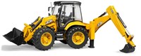 Bruder JCB 5CX eco tractor con cargador trasero - juguete excavadora