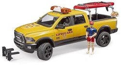 Bruder RAM 2500 Power Wagon coche de playa set socorrista lifeguard