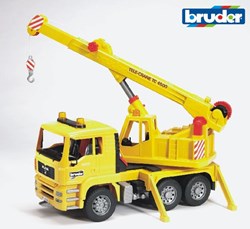 Bruder camión grúa MAN - vehículo de juguete 42 cm escala 1:16