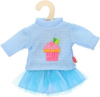 Heless ropa de muñeca falda y jersey set 28-35cm muñeca bebé-2