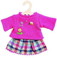 Heless ropa de muñeca falda y jersey set 28-35cm muñeca bebé-3