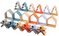 Dena set de juguetes de silicona naturaleza niño casa árbol - juego creativo