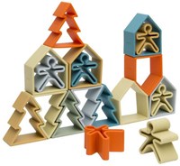 Dena set de juguetes de silicona naturaleza niño casa árbol - juego creativo-2