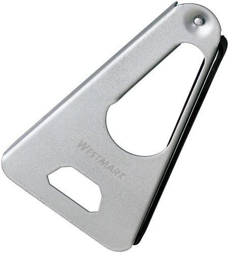 Westmark abridor universal Twist - herramienta de cocina multifuncional plateada