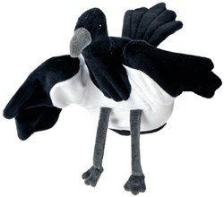Beleduc marioneta de mano urraca - juguete para teatro de marionetas para niños