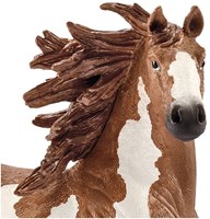 Schleich caballo de juguete - semental pinto granja 13794 - figura realista plástico-2