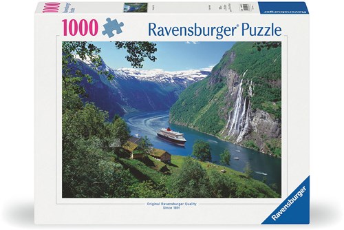 Ravensburger puzzle paisaje Fiordo noruego - puzzle de 1000 piezas