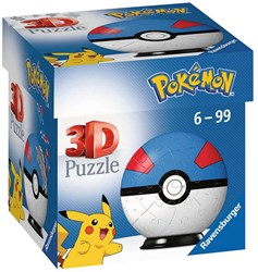 Ravensburger puzzle 3D Pokémon Great Ball - 54 piezas - juguete