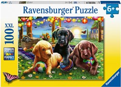 Ravensburger puzzle picnic de perros - puzzle XXL 100 piezas animales