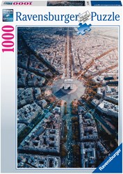 Puzzel 1000 stukjes Parijs van bovenaf gezien
