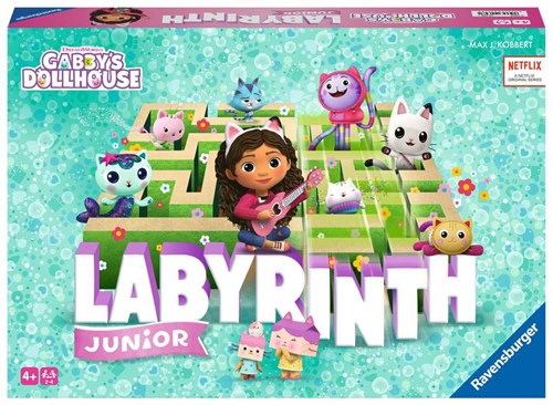 Ravensburger Gabby's Dollhouse Junior Laberinto - Juego de mesa para niños