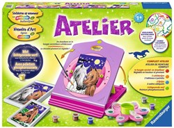 Ravensburger estudio de pintar por números - kit creativo para niños