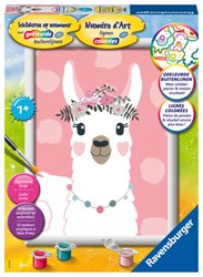Ravensburger pintar por números llama - set creativo para niños