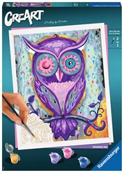 Ravensburger pintar por números - Dreaming Owl - Kit creativo para adultos
