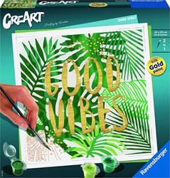 Ravensburger pintar por números Good Vibes - kit creativo para adultos