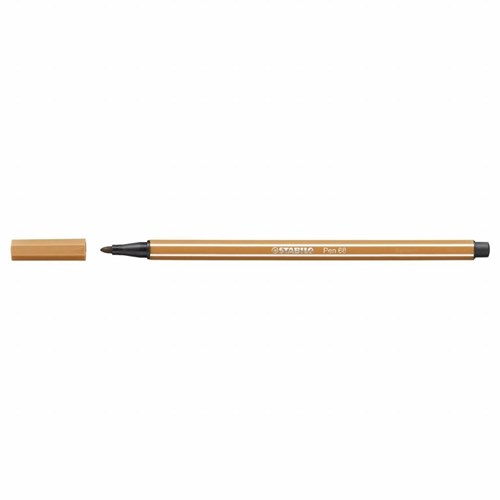 Stabilo rotulador Pen 68 ocre oscuro calidad premium creativo