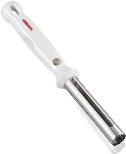 Leifheit descorazonador de manzanas Comfortline blanco - utensilio cocina acero ergonómico