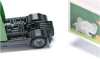 Siku camión juguete tráiler verde metal 1:87 con neumáticos de goma-2