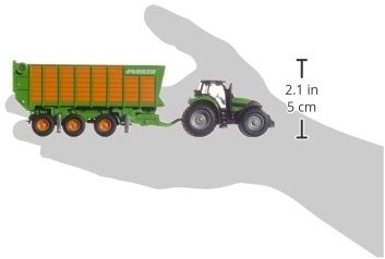 Siku tractor Deutz-Fahr juguete con set de remolque Joskin 1:87-3