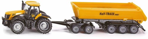 Siku tractor JCB juguete con dolly y volquete 1:87 metal plástico