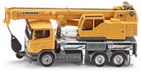 Siku camión grúa juguete Liebherr telescópico 1:87 amarillo