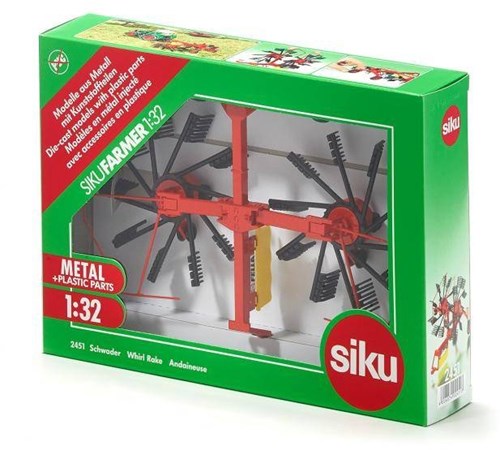 Siku henificadora juguete de granja 1:32 con partes móviles-2