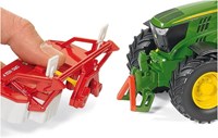 Siku John Deere 6210R tractor - vehículo agrícola de juguete 1:32 con detalles metálicos-3
