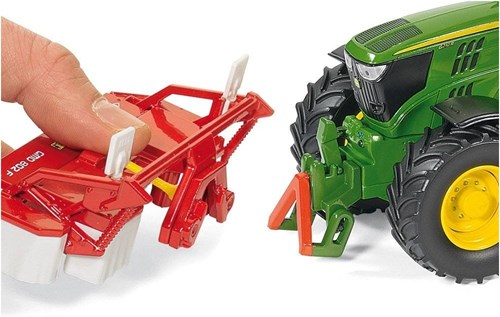 Siku John Deere 6210R tractor - vehículo agrícola de juguete 1:32 con detalles metálicos-3