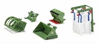 Siku set de accesorios para cargador frontal 1:32 - expansión tractor juguete-3
