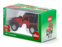 Siku Jeep Wrangler coche de juguete 1:32 rojo con partes móviles-2