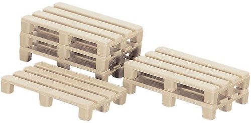 Siku set de palets de juguete - 50 piezas accesorios de plástico-2