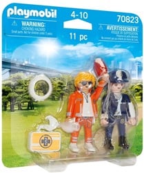 Playmobil DuoPack spoedarts en politieagente