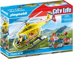 Playmobil City Life Helicóptero de Rescate - Juguete Helicóptero 71203