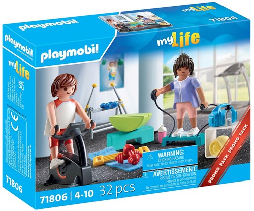 Playmobil juguete fitness Set de entrenamiento físico construcción deporte