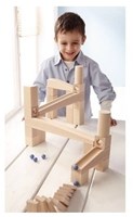 Haba circuito de canicas de madera set inicial - caja base - juguete sostenible-2