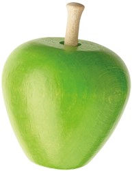 Haba manzana de juguete - fruta de madera para cocina infantil