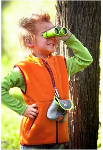 Haba prismáticos Terra Kids - prismáticos infantiles con bolsa y tarjetas de instrucciones-2